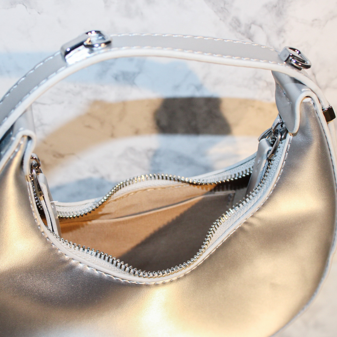 Solid Versatile Faux Leather Baguette Bag