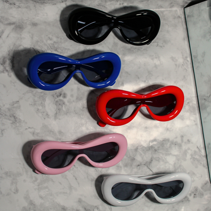 Bulge Eye Framed Sunglasses