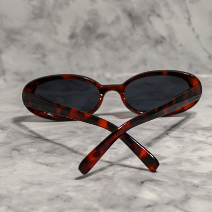 Oval Minimal Retro Frame Sunglsses