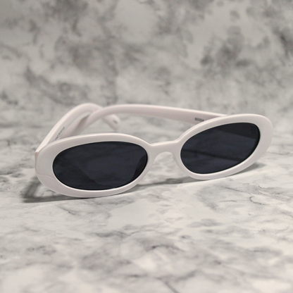 Oval Minimal Retro Frame Sunglsses